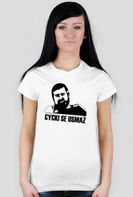 Koszulka damska "Cycki se usmaż"