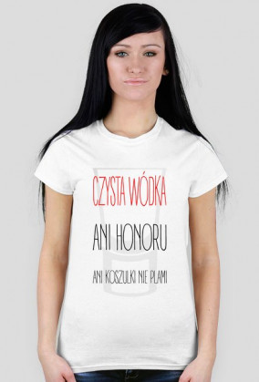 Koszulka damska "Czysta Wódka"