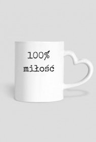 Kubek Walentynki 100% miłość