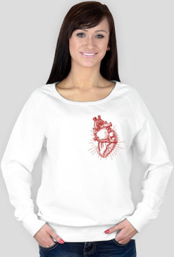 Bluza Damska Walenstynki Serce Real