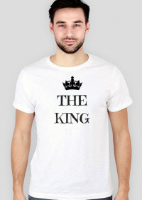 T-shirt Męski Walentynki The King