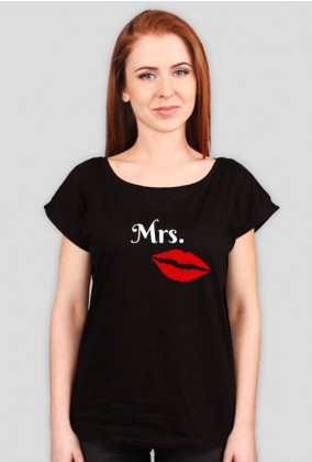 T-shirt Damski Walentynki Mrs 1