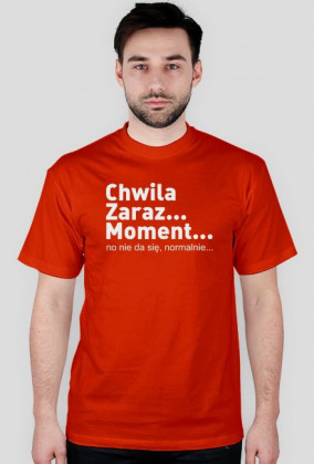 chwila zaraz moment