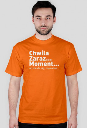 chwila zaraz moment