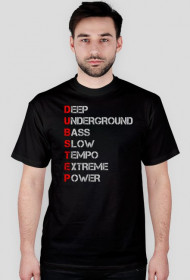 Koszulka Dubstep Slogan (czarna)