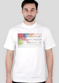 Koszulka Męska - music is