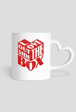 CreativeWear Love Outside The Box Kubek Serce