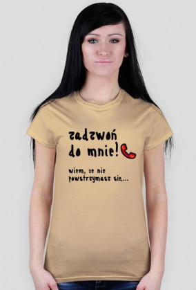 Koszulka "Zadzwoń do mnie" RÓŻNE KOLORY!