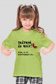 Koszulka dziewczęca "Zadzwoń do mnie" CZARNY NAPIS - RÓŻNE KOLORY!