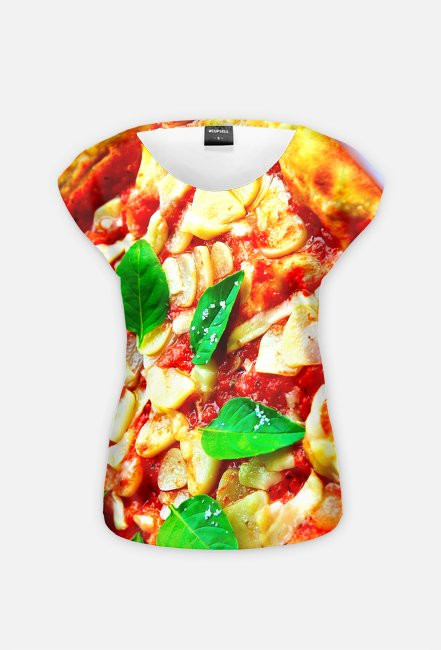 Pizza - koszulka full print dwustronna