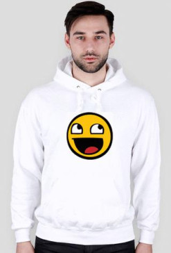 "Yay", biała bluza