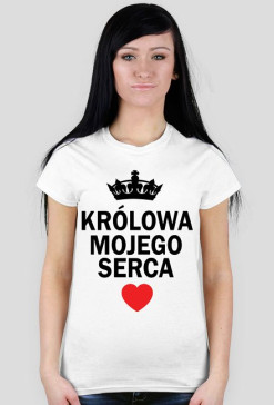 Koszulka KROLOWA MOJEGO SERCA wzor EM414D