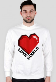 Bluza Męska - Love Pixels