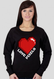 Bluza Damska - Love Pixels