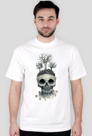 Skull Tree Man White