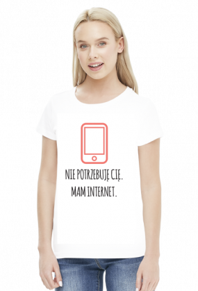 Nie potrzebuję cię. Mam internet.