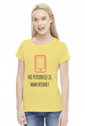 Nie potrzebuję cię. Mam internet.