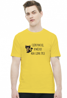 Ciężko pracuję, by mój kot miał godne życie