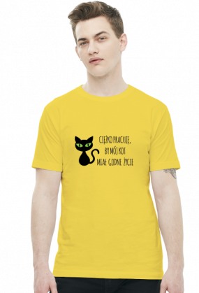 Ciężko pracuję, by mój kot miał godne życie