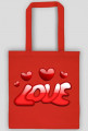 Torba ekologiczna na zakupy LOVE
