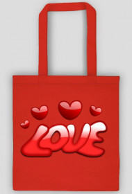 Torba ekologiczna na zakupy LOVE