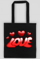 Torba ekologiczna na zakupy LOVE
