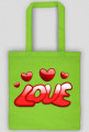 Torba ekologiczna na zakupy LOVE