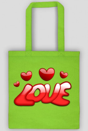 Torba ekologiczna na zakupy LOVE
