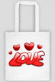 Torba ekologiczna na zakupy LOVE