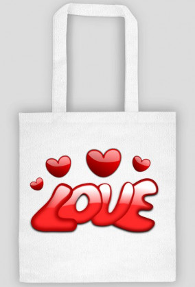 Torba ekologiczna na zakupy LOVE
