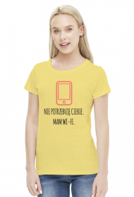 Nie potrzebuję ciebie. Mam Wi–Fi