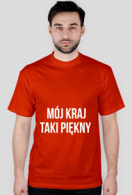 męski polski t-shirt - kraj piękny