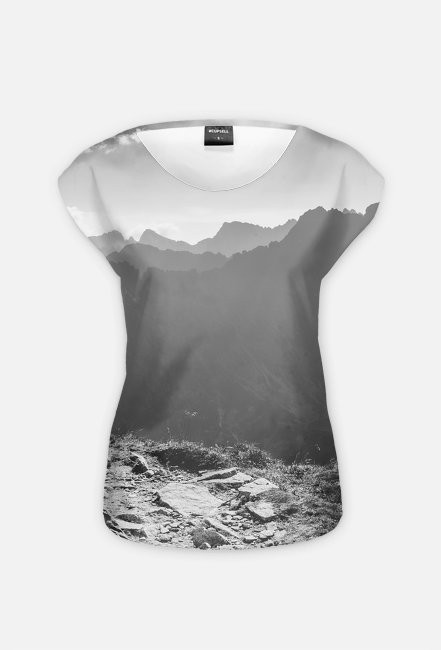Koszulka damska Tatry b&w 2