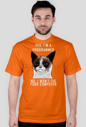 Grumpy Cat Jestem Programistą