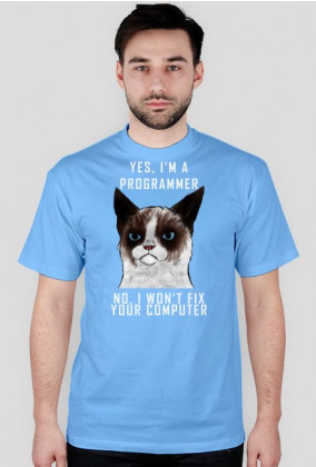 Grumpy Cat Jestem Programistą