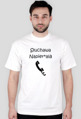 Słuchawa napier*ala - męska koszulka