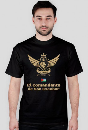 San Escobar Army czarna męska