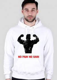 Bluza z kapturem NO PAIN NO GAIN