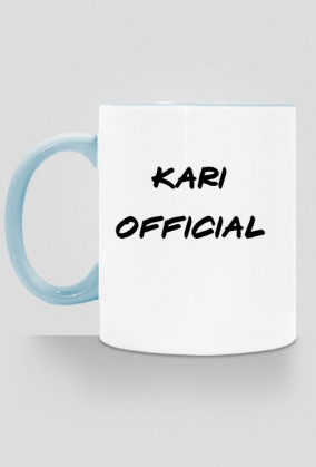 Kubek z napisem-KARI OFFICIAL