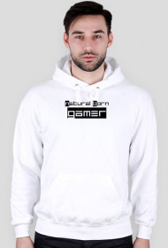 Natural Born Gamer hoodie WHITE