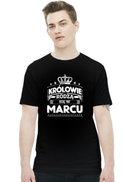 T-shirt krolowie rodza sie w marcu