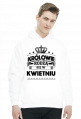 Bluza z kapturem krolowie rodza sie w kwietniu