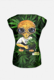 T-shirt damski dwustronny Canna alien Fenix