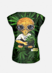 T-shirt damski dwustronny Canna alien Fenix