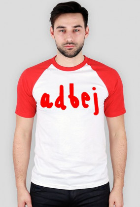 Koszulka Kolorowa z napisem Adbej