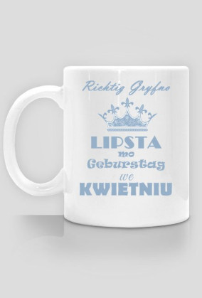 Kubek Lipsta we Kwietniu