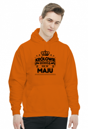 Bluza z kapturem krolowie rodza sie w maju