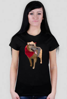 Koszulka damska - Pixelart - Pies Zelinka