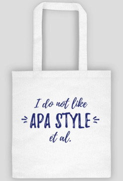 I do not like APA style et al. - torba