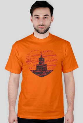 Koszulka męska - Kocham Warszawę - Wzór 5
